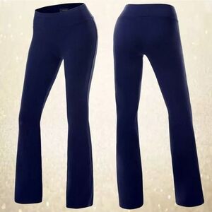 Women's Navy Boot Leg Leggings XL